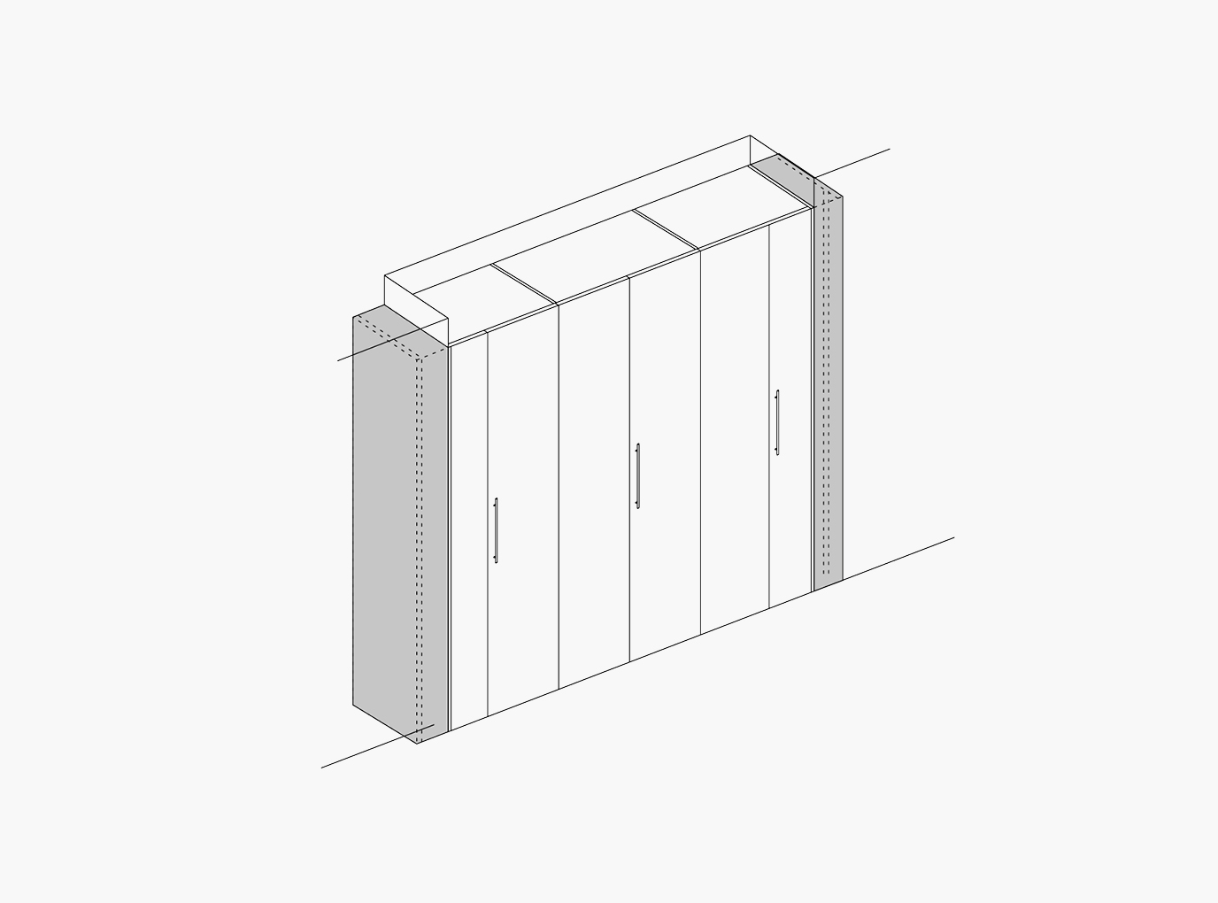 Presotto shelving width reduction — narrow bay solutions