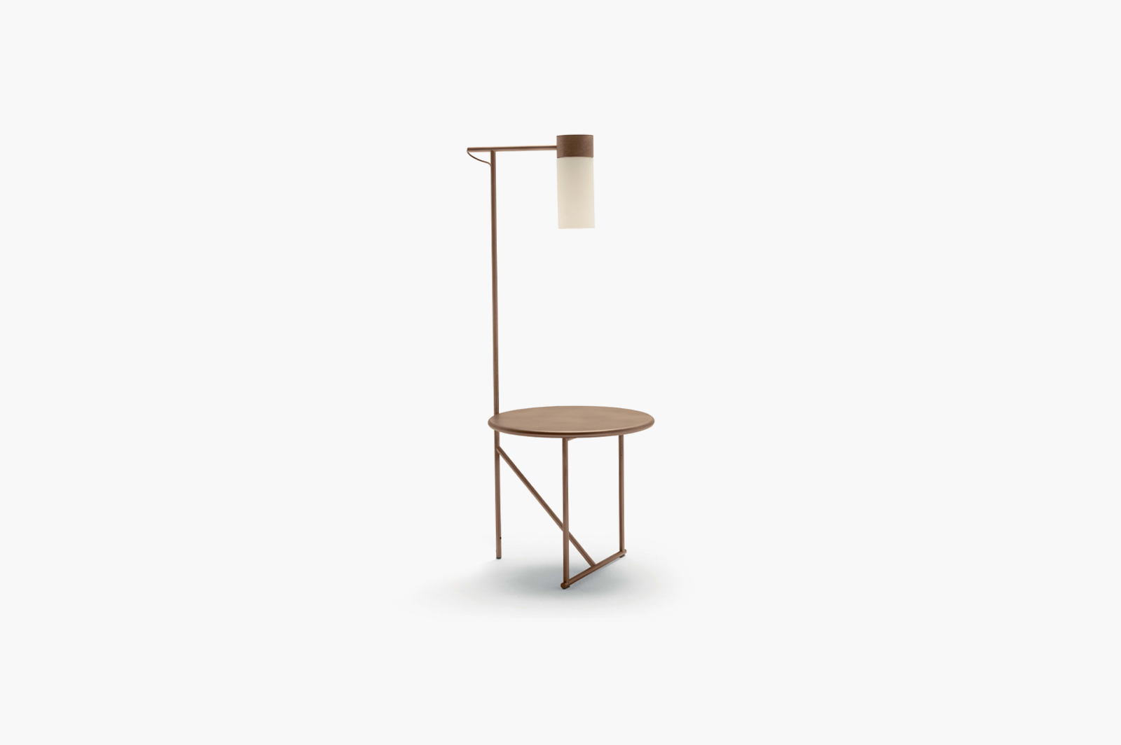 Presotto Lucignolo occasional table — slim cantilevered form