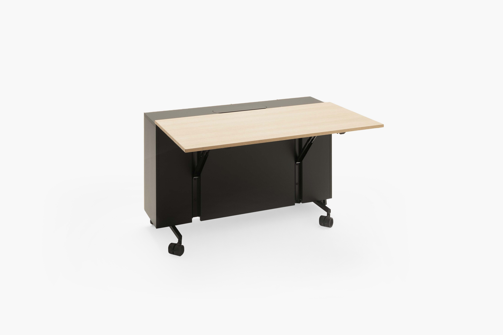 Presotto mobile desk — wheeled compact workspace for flexible placement