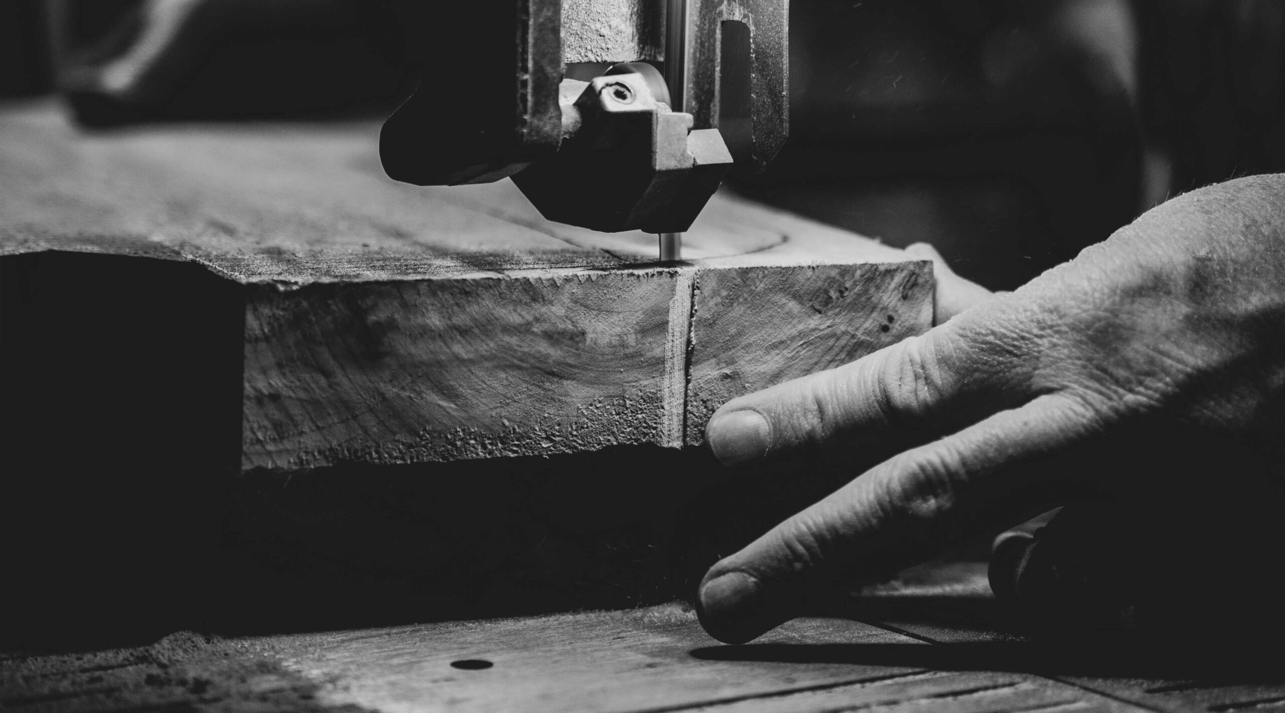 Handcrafted Italian joinery — detail of workshop production at Inbuilt Atelier