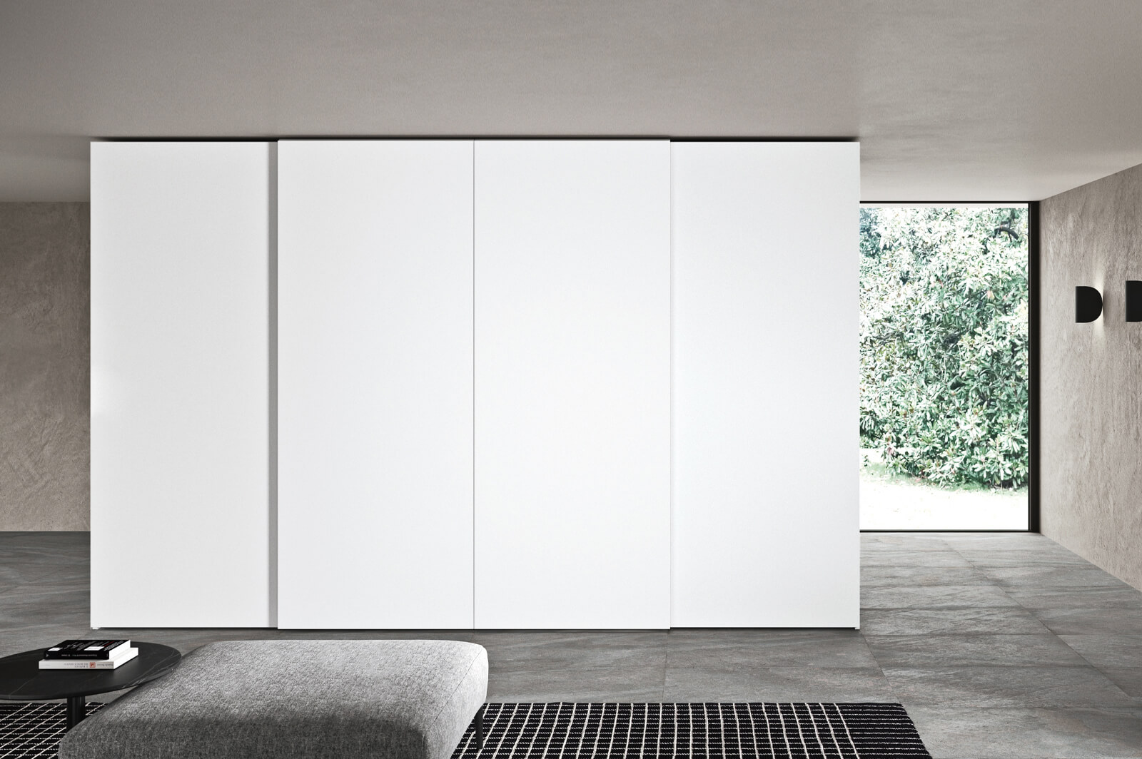 Sketch 2024 wardrobe — contemporary linear detailing